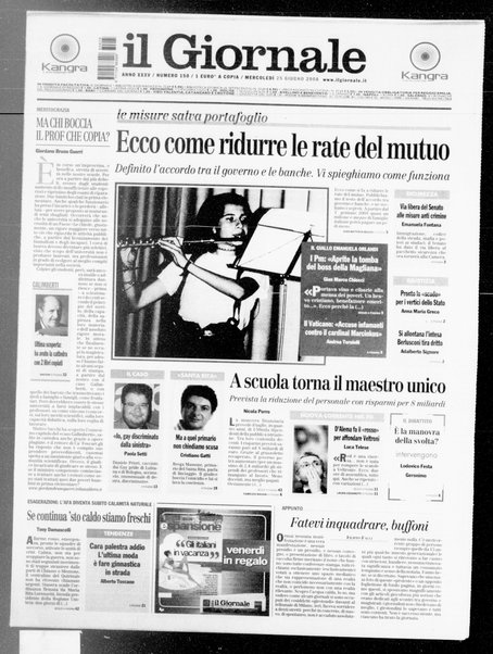 Il giornale : quotidiano del mattino